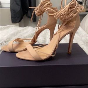 Schutz nude strappy sandals